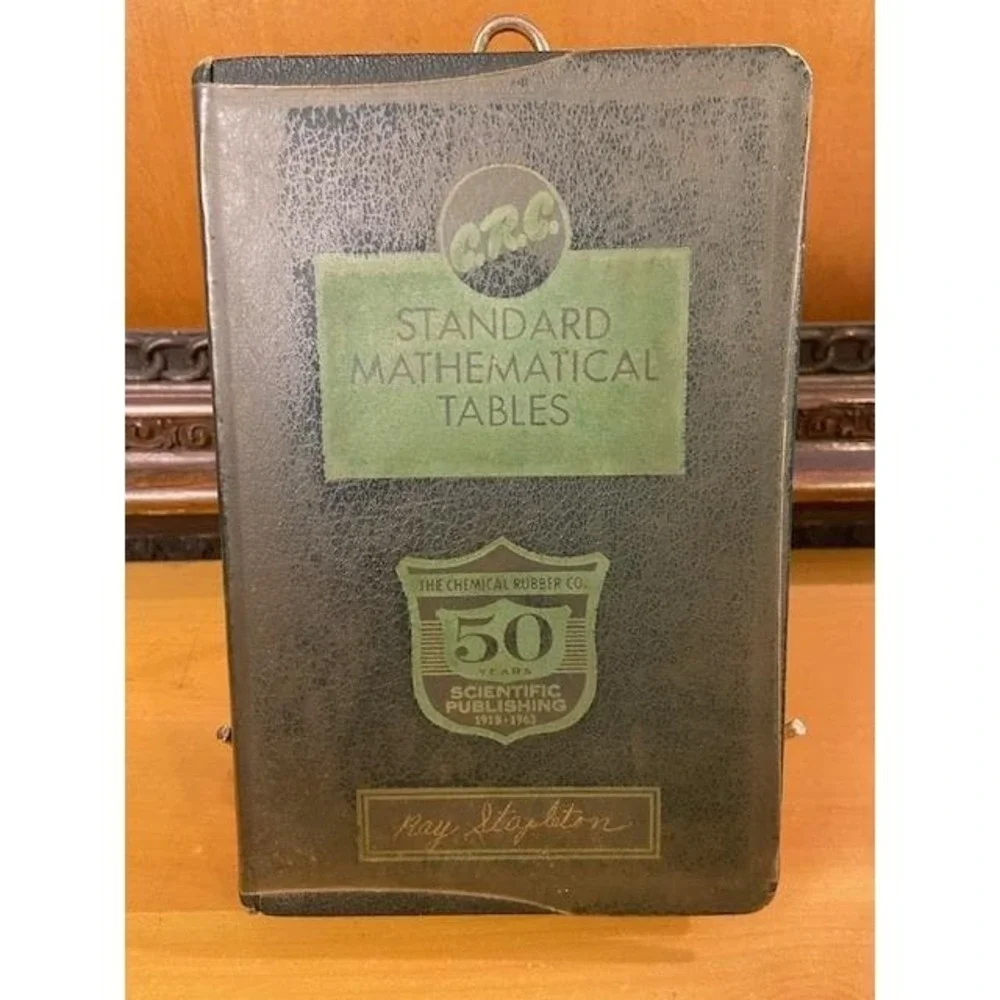 1964 CRC Standard Mathematical Tables 12th Edition Chemical Rubber Co Vintage